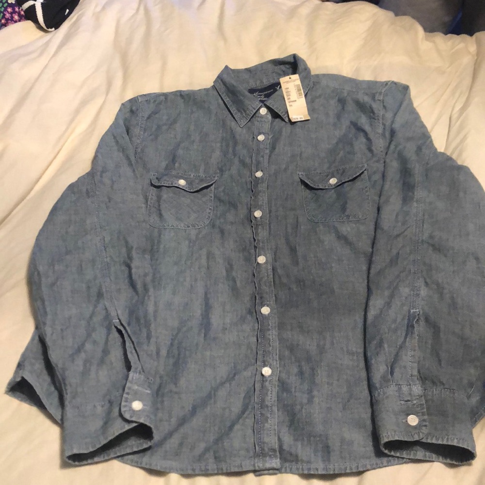 Ae button down